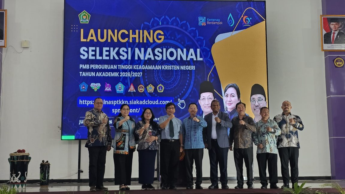 Rektor IAKN Kupang Hadiri Launching Selnas PMB PTKKN 2026 di IAKN Palangka Raya