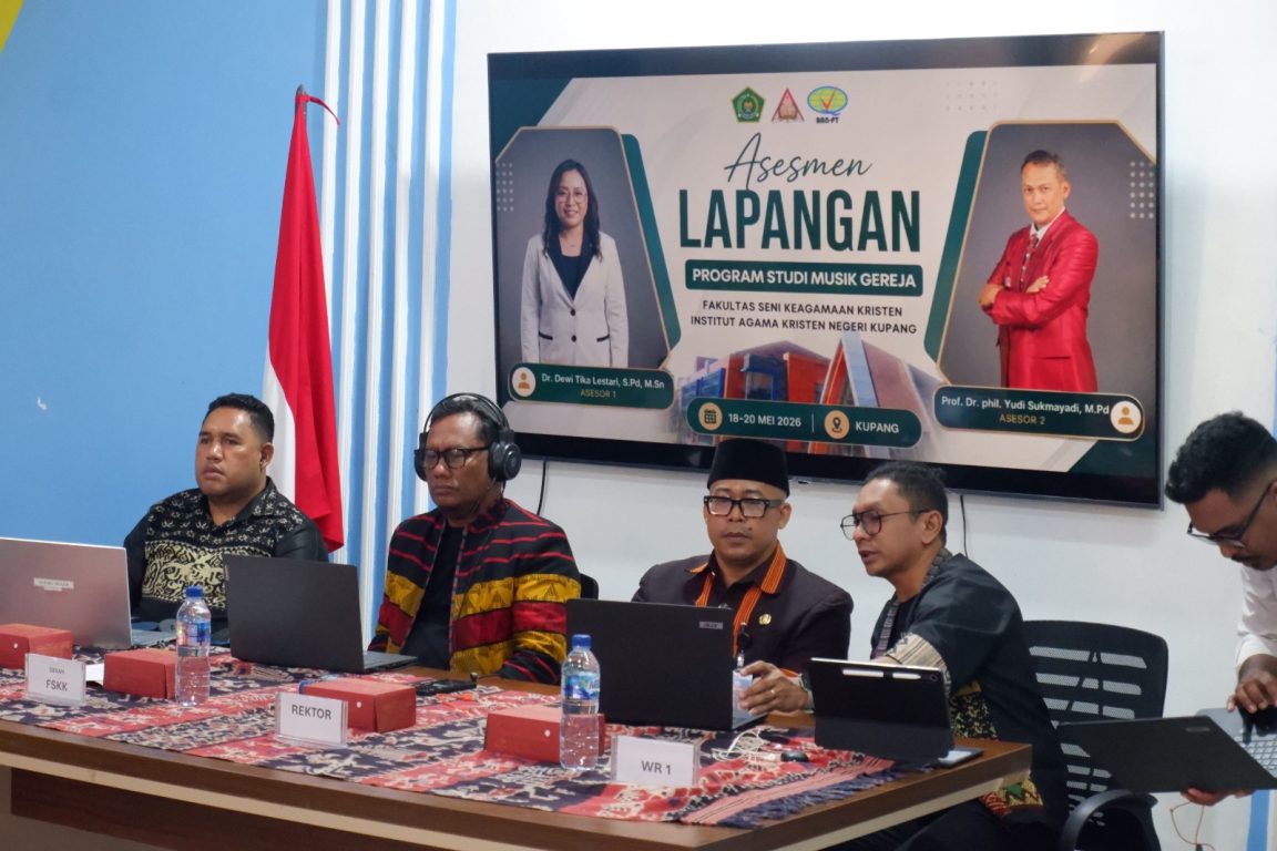 Prodi Musik Gereja IAKN Kupang Jalani Asesmen Lapangan Daring, Tampilkan Sasando sebagai Pembuka