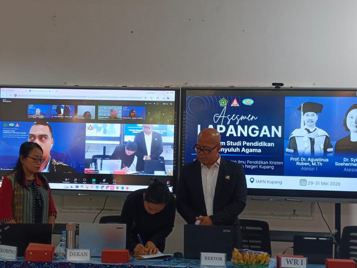 Prodi Pendidikan Penyuluh Agama IAKN Kupang Jalani Asesmen Lapangan BAN-PT Secara Daring, Perkuat Komitmen Menuju Akreditasi Unggul