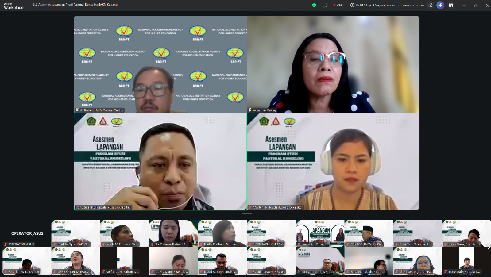 Asesmen Lapangan Program Studi Pastoral Konseling IAKN Kupang Berlangsung Lancar dan Penuh Semangat Kebersamaan
