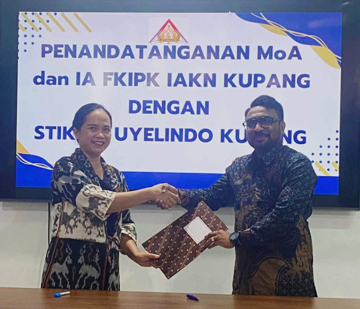 Fakultas Keguruan & Ilmu Pendidikan Kristen IAKN Kupang dan STIKOM Uyelindo Kupang Perkuat Implementasi Kerja Sama Melalui Evaluasi dan Penandatanganan Lanjutan Nota Kesepahaman serta Perjanjian Implementasi