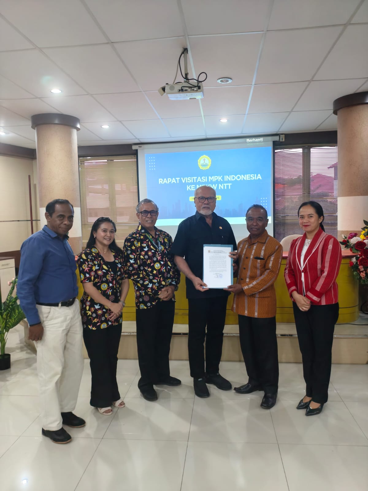 Visitasi Majelis Pendidikan Kristen Indonesia ke Majelis Pendidikan Kristen Wilayah NTT Perkuat Sinergi Pendidikan Kristen dan Dukung Alih Status IAKN Kupang Menjadi UKN Kupang