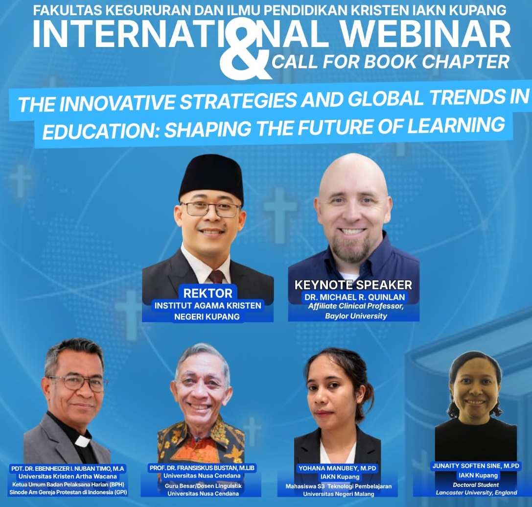 FKIPK IAKN Kupang Gelar International Webinar dan Call for Book Chapter, Bahas Strategi Inovatif dan Tren Global Pendidikan