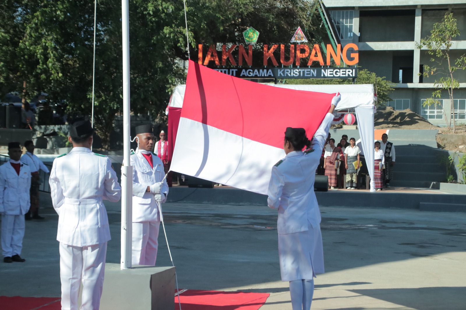 Sukacita Kemerdekaan di Kampus, IAKN Kupang Gelar Upacara HUT Ke-81 RI
