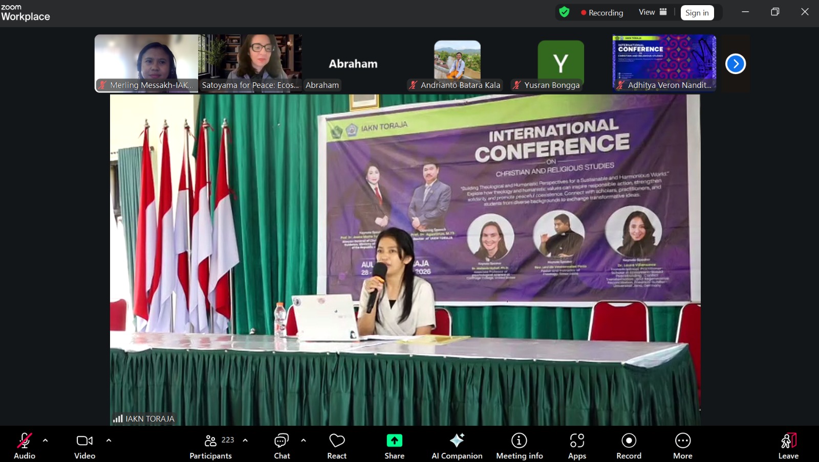 Dosen IAKN Kupang Laksanakan PKM Internasional sebagai Interpreter dalam International Conference on Christian and Religious Studies